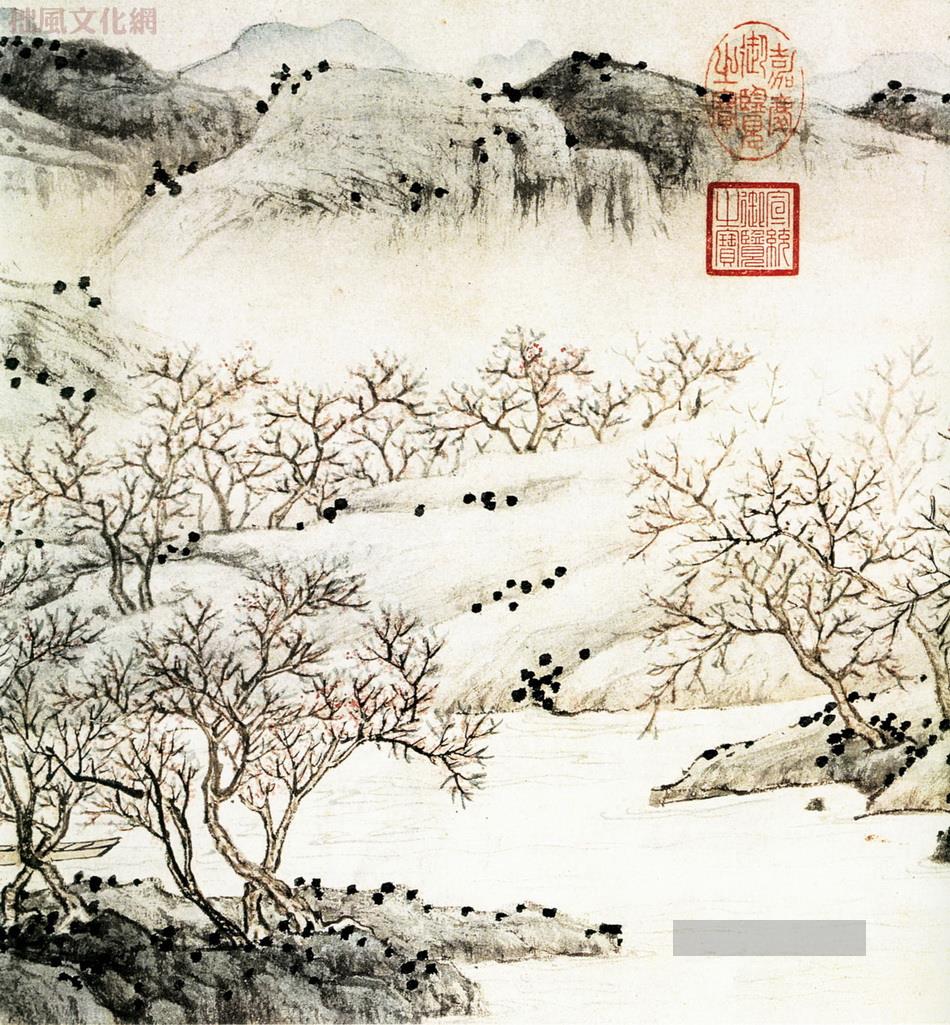 Wen zhengming taoyuan Chinesische Malerei Ölgemälde